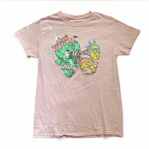 Pink Rick and Morty graphic tee #RickAndMorty #GraphicTee
